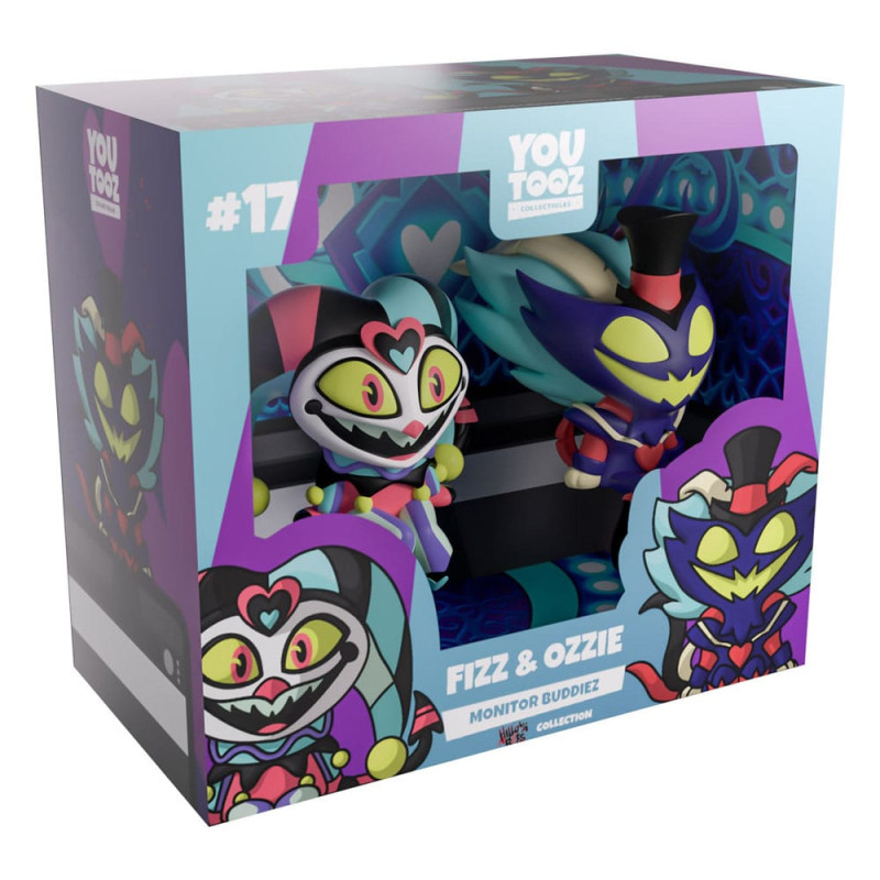 Helluva Boss Vinyl Figures Fizz & Ozzie Monitor Buddiez 3