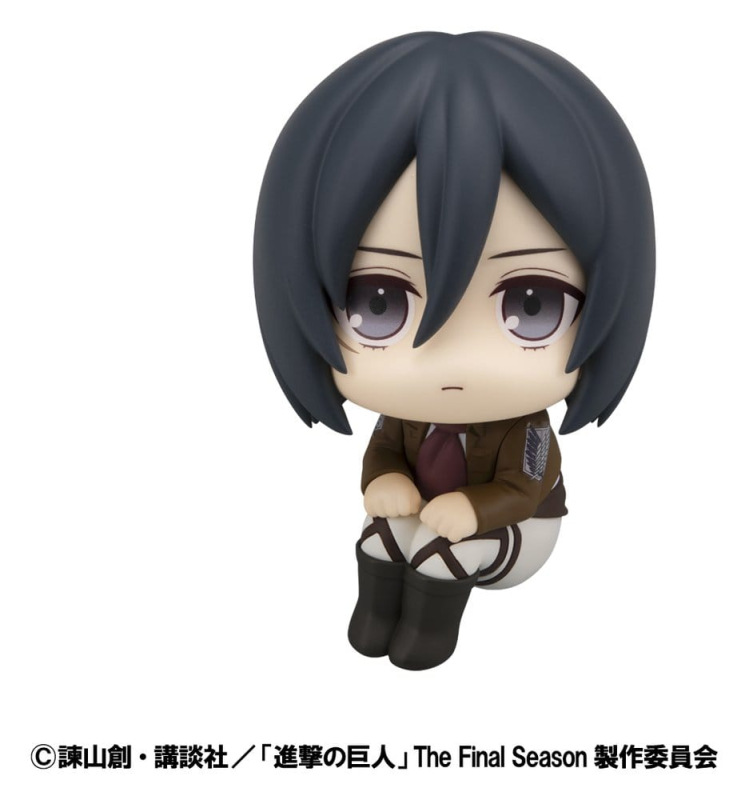 Attack on Titan Look Up PVC Statues Levi Cleaning up Ver. & Mikasa Ackerman (with gift) 11 cm 2