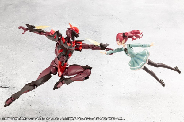 Megalomaria Unlimited Universe Model Kit Accessory Set Ex Hand Unit Male Type A Red Ver. 9