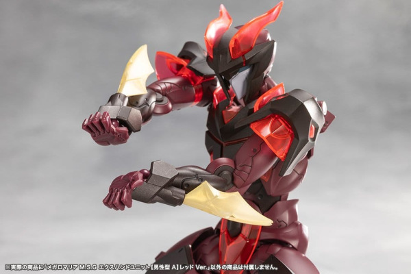 Megalomaria Unlimited Universe Model Kit Accessory Set Ex Hand Unit Male Type A Red Ver. 8