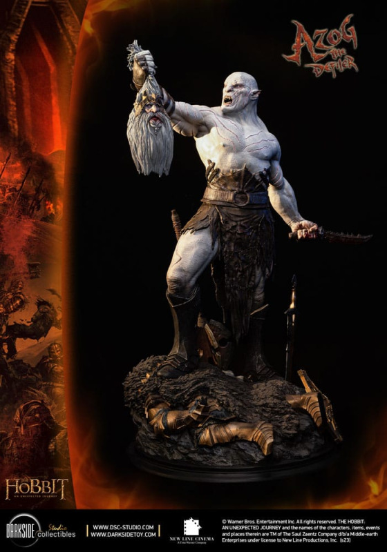 The Hobbit MS Series Statue 1/3 Azog The Defiler John Howe Signature Edition Edition 90 cm 14