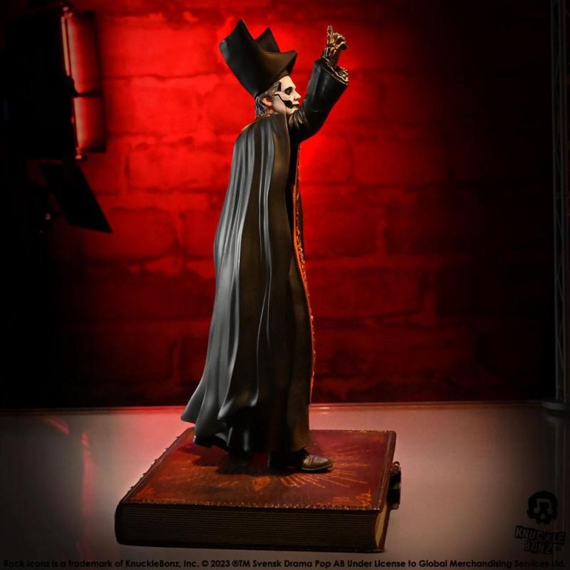 Ghost Rock Iconz Statue 1/9 Papa Emeritus IV (Black Robes) 22 cm 4