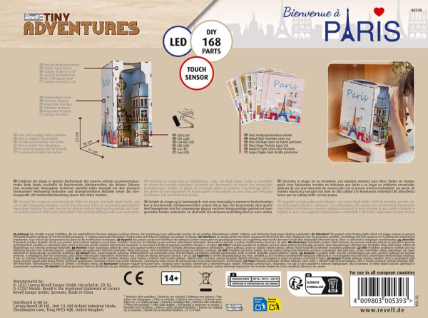 Paris Tiny Adventures Book Nook Mini Diorama 23 cm 11