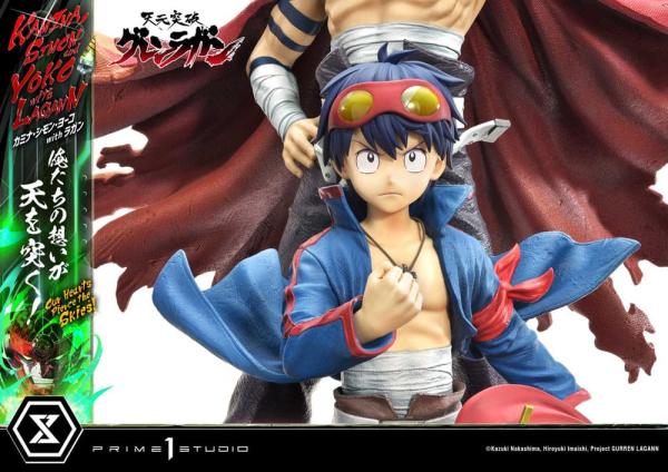 Gurren Lagann Ultimate Premium Masterline Series Statue 1/4 Kamina, Simon & Yoko with Lagann 97 cm