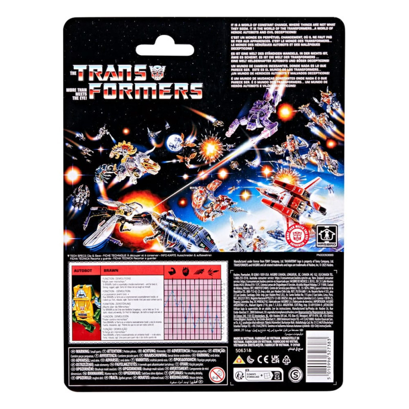 The Transformers Retro G1 Action Figure Autobot Brawn 13 cm 7
