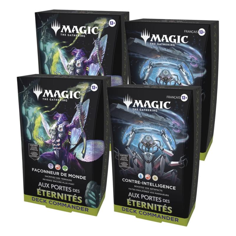 Magic the Gathering Aux portes des Éternités Commander Decks Display (4) french