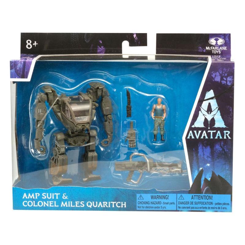 Avatar: Amp Suit & Colonel Miles Quarit Medium Action Figures - McFarlane Toys