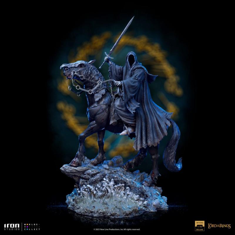 Lord Of The Rings Deluxe Art Scale Statue 1/10 Nazgul on Horse 42 cm 12