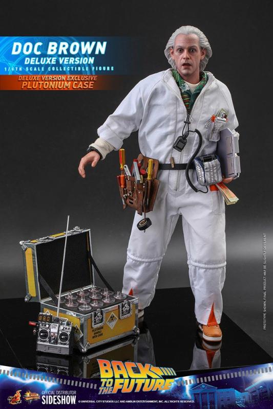 Back To The Future: Doc Brown Deluxe V. 1/6 Movie Masterpiece Action Figure - Hot Toys