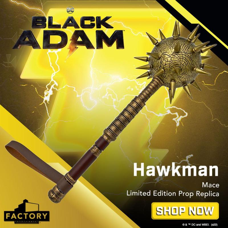 Black Adam: Hawkman Mace Limited Edition 1/1 Replica - Factory Entertainment