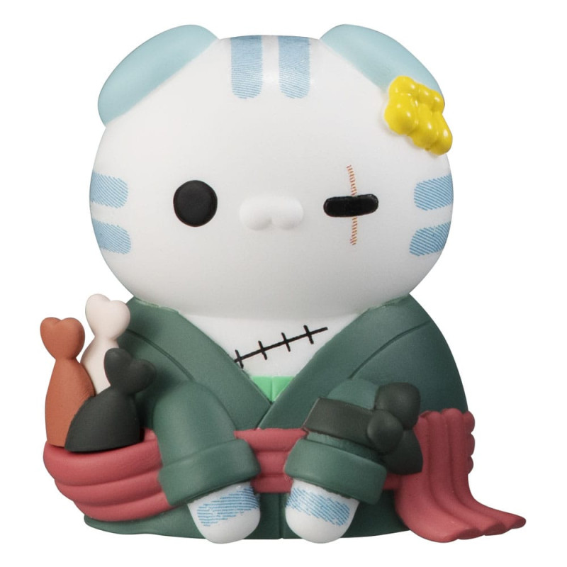 One Piece Mega Cat Project Trading Figure 3 cm NyanPieceNyan! I'm gonna be king of Paw-rates Vol. 1 2