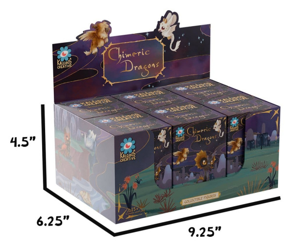 Chimeric Dragons Mini Figures S1 8 cm Blind Box Display (6) 2