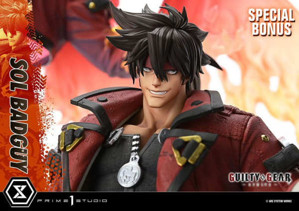 Guilty Gear Strive Ultimate Premium Masterline Series Statue 1/4 Sol Badguy Bonus Version 82 cm 10