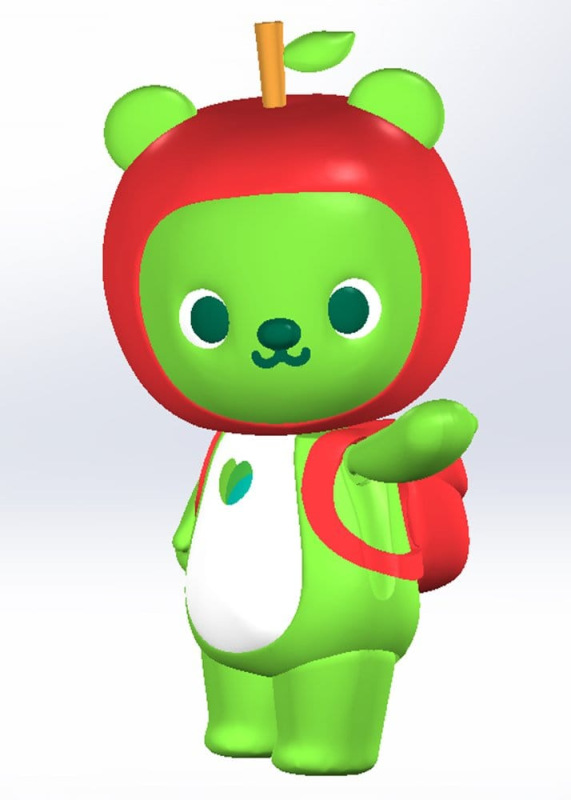 Original Character Plastic Model Kit Arukuma 10 cm 3