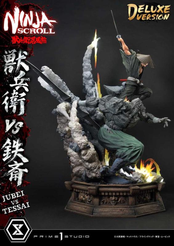 Ninja Scroll Ultimate Premium Masterline Series Statue 1/4 Jubei Versus Tessai Deluxe Bonus Version