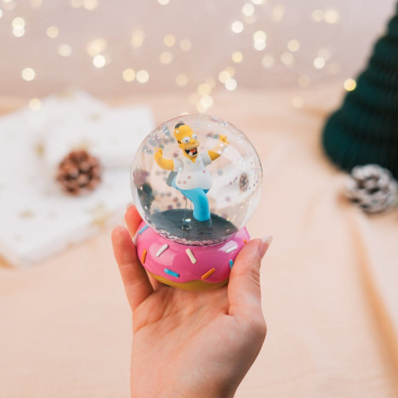 The Simpsons Snow Globe Homer Simpson Donut 10 cm 6