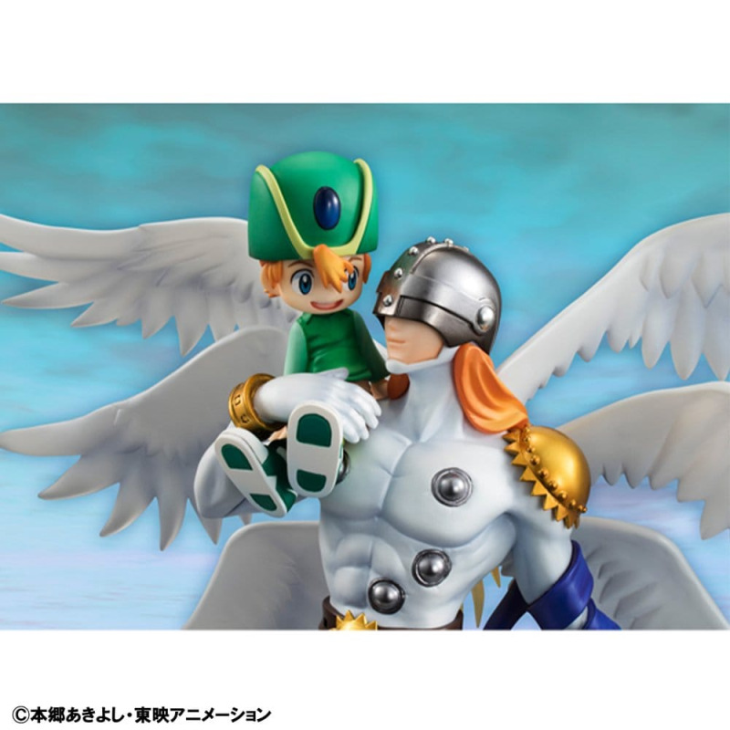 Digimon Adventure G.E.M. Series PVC Figure Angemon & Takeru Takaishi 22 cm (Repeat) 5