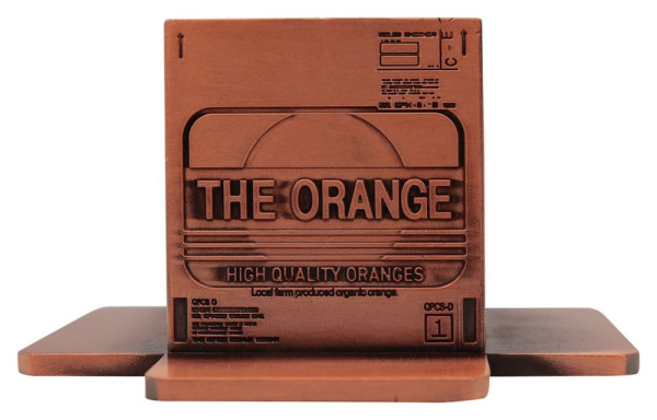 Metal Gear Solid 2 Replica Cardboard Box Antique Gold 5