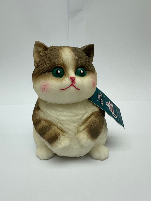 Fun Maker Squishy Fidget Toy Dark Brown Cat 11 cm 1