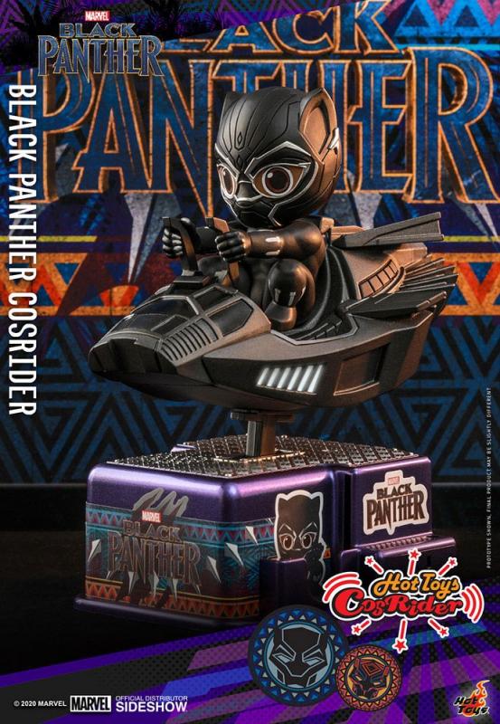 Black Panther: CosRider with Sound & Light Up Black Panther - Mini Figure - Hot Toys
