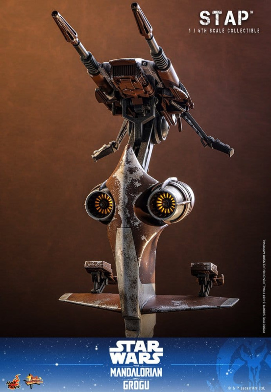 Star Wars: The Mandalorian & Grogu Movie Masterpiece Accessory 1/6 STAP 32 cm 6