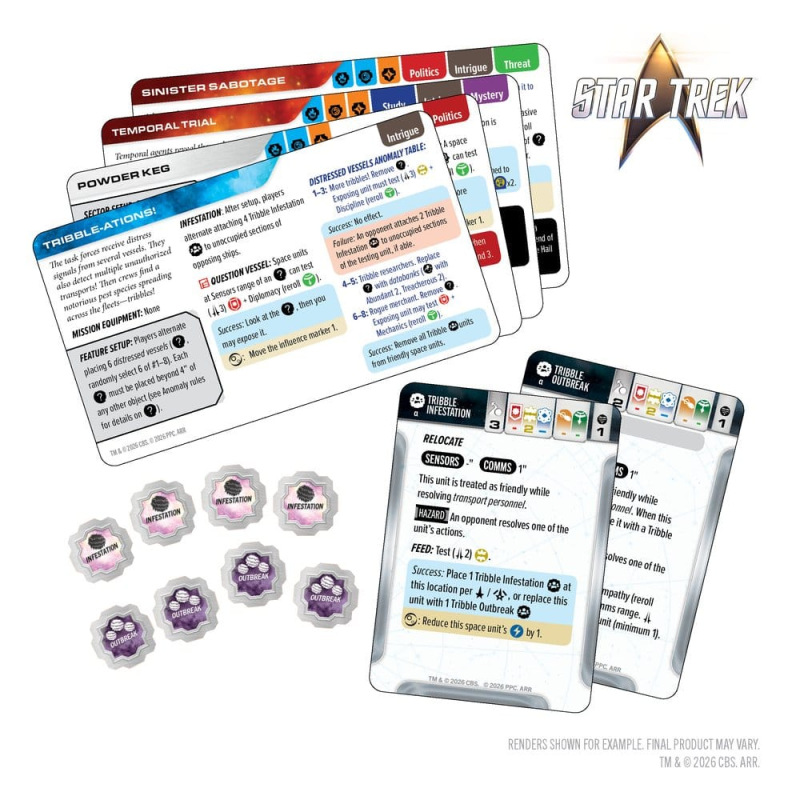 Star Trek: Into the Unknown - Trials and Tribble-ations Card Pack 10 cm 5