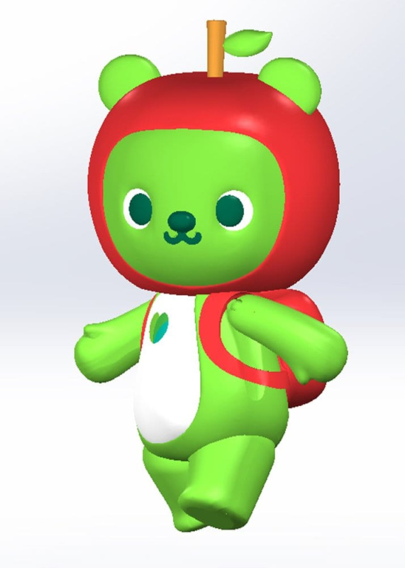 Original Character Plastic Model Kit Arukuma 10 cm 1