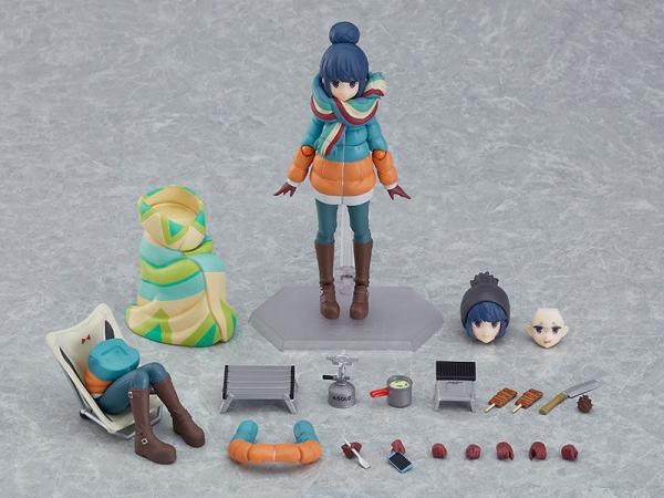 Laid-Back Camp Figma Action Figure Rin Shima DX Edition 13 cm