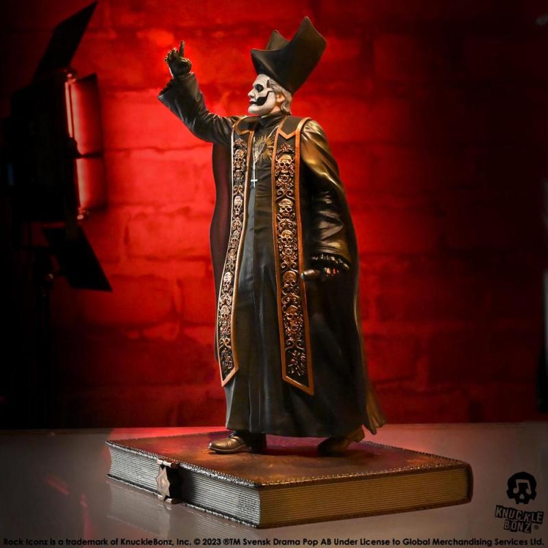 Ghost Rock Iconz Statue 1/9 Papa Emeritus IV (Black Robes) 22 cm 6