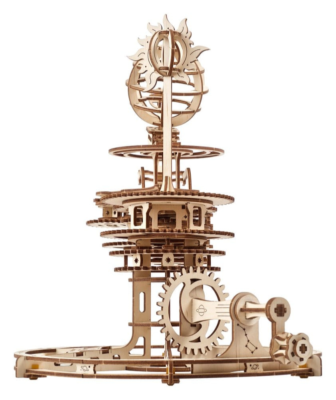 Ugears 3D Wooden Puzzle Mechanical Tellurion 9