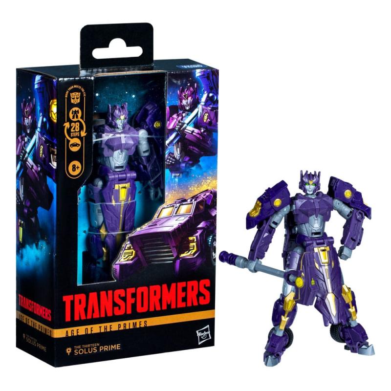 Transformers Age of the Primes Deluxe Class Action Figure The Thirteen Autobot Solus Prime 14 cm 2