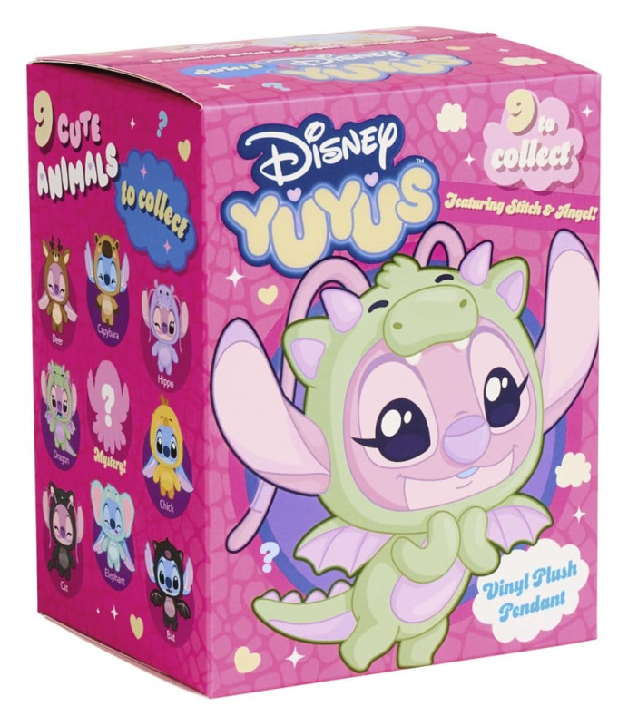 Disney YUYUS Plush Figure Stitch & Angel Blindbox Display (8) 2
