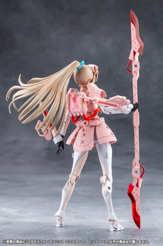Megalomaria Unlimited Universe Plastic Model Kit Accessory Set Metamorphose Unit Exarmor Pink Nurse 4