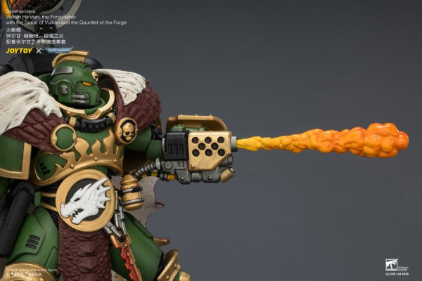 Warhammer Action Figure Salamanders Vulkan He'stan, the Forgefather 13 cm 6