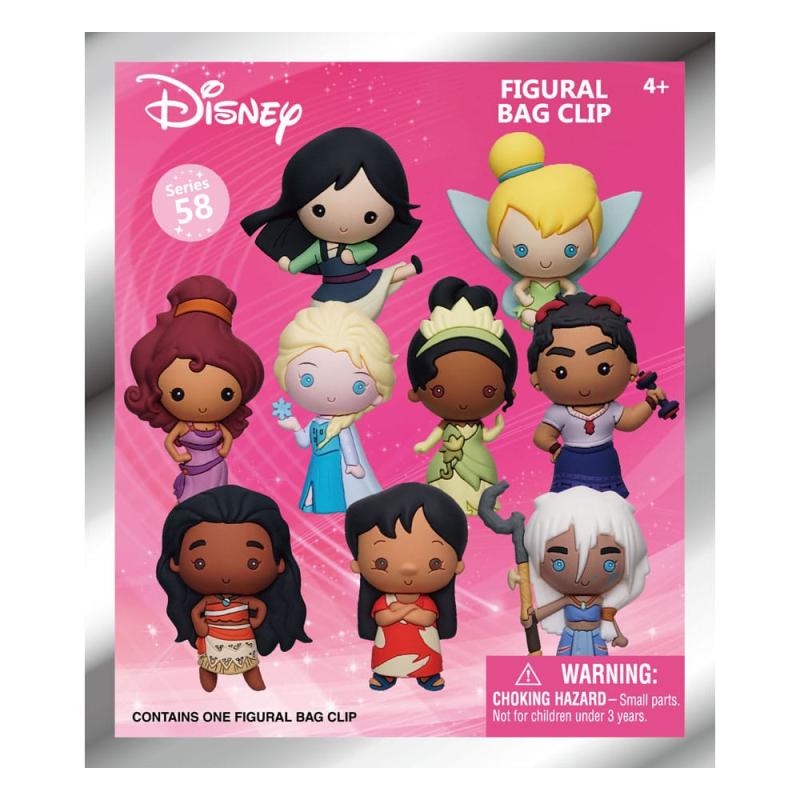 Disney Girls Power 3D PVC Bag Clips Posters Series 57 Display (24)