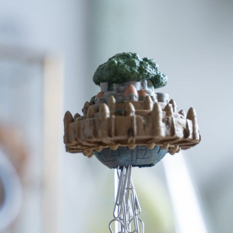 Castle in the Sky Statue Magnet Flying Castle 13 cm 4