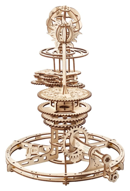 Ugears 3D Wooden Puzzle Mechanical Tellurion 10