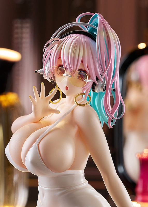 Super Sonico Pop Up Parade PVC Statue Super Sonico: 15th Mini Dress Ver. L Size 20 cm 1