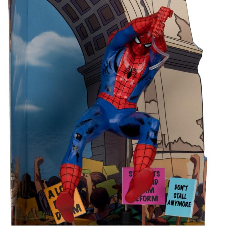 Marvel Collection PVC Statue 1/10 Spider-Man & Scene Gold Label (The Amazing Spider-Man #68) 15 cm