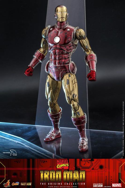Marvel: Iron Man (The Origins Collection) 1/6 Comic Masterpiece Action Figure - Hot Toys