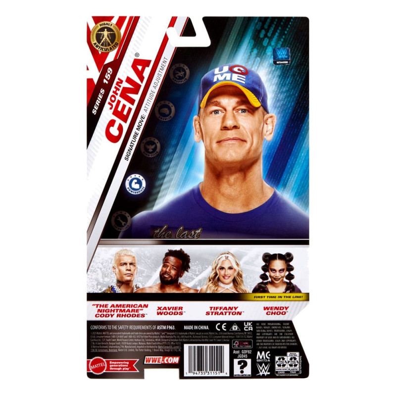 WWE Main Event Series Action Figure John Cena 15 cm 1