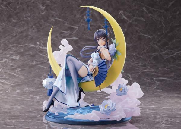 Rascal Does Not Dream of Bunny Girl Senpai PVC Statue 1/7 Mai Sakurajima White Mandarin Dress Ver. 2