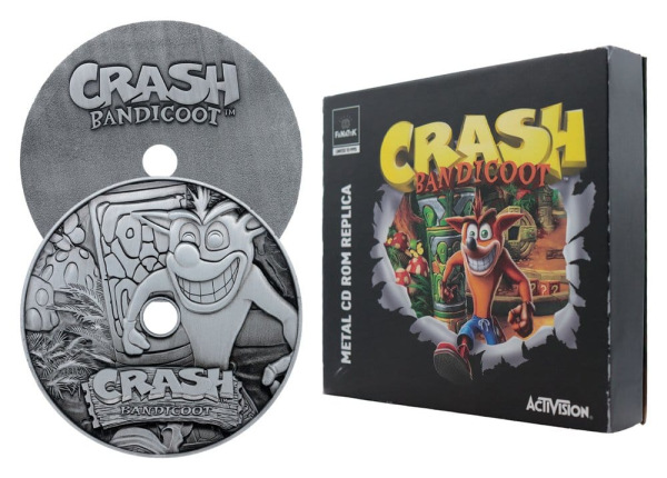 Crash Bandicoot Replica Metal CD-ROM Collectible Limited Edition 11 cm 8
