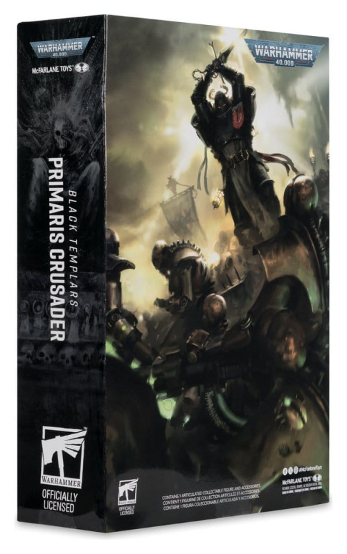Warhammer 40,000 Action Figure Primaris Crusader (Black Templars) 18 cm 8