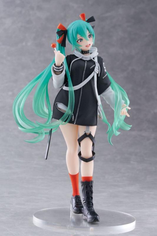 Hatsune Miku Wonderland PVC Statue Fashion Punk Ver. 18 cm