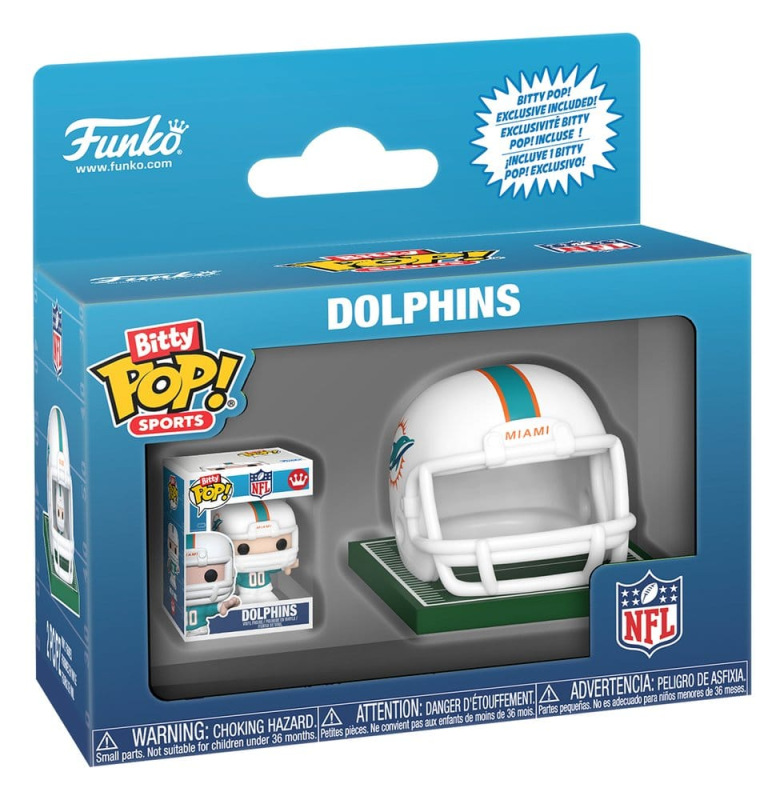 NFL Bitty POP! Helmets Vinyl Figures AFC Series 1 Assortment (12) 2