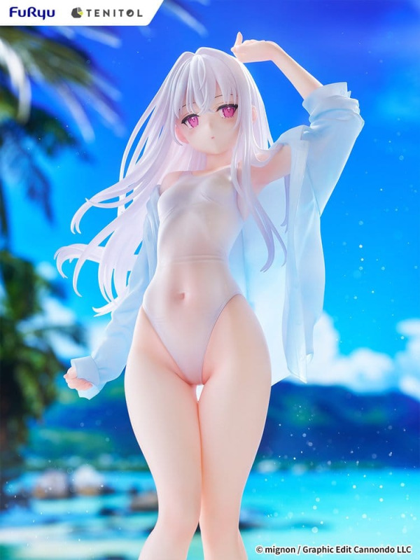 Mignon Works Tenitol Tall PVC Figure Shiro Swimsuit Ver. 30 cm 10