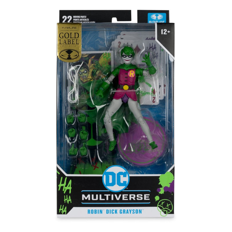 DC Rebirth DC Multiverse Action Figure Robin (Dick Grayson) (Jokerized) (Gold Label) 18 cm 5