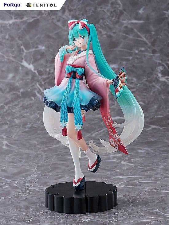 Hatsune Miku Statue Neo Tokyo Series Kimono 22 cm 7