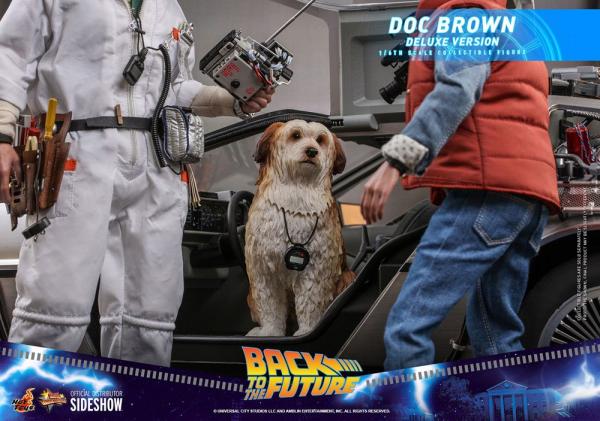 Back To The Future: Doc Brown Deluxe V. 1/6 Movie Masterpiece Action Figure - Hot Toys